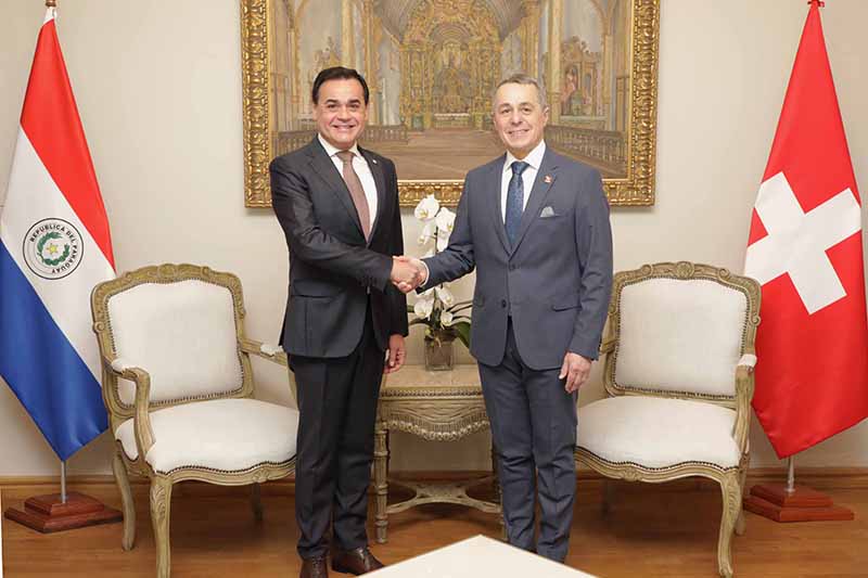 Paraguay y Suiza fortalecen vínculos bilaterales con visita de ministro de Exteriores 