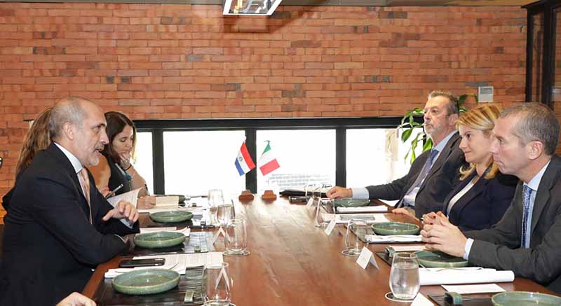 Paraguay e Italia exploran oportunidades de inversión y potenciales áreas de cooperación