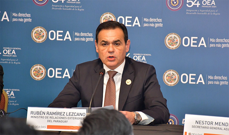 Culmina la 54 Asamblea General de la OEA con 22 resoluciones aprobadas