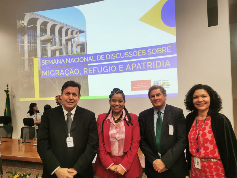 CONARE Paraguay participa en Brasilia de discusiones sobre Migraciones, Refugio y Apatridia organizado por la Conare Brasil.