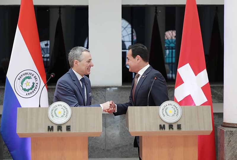 Paraguay y Suiza fortalecen vínculos bilaterales con visita de ministro de Exteriores 