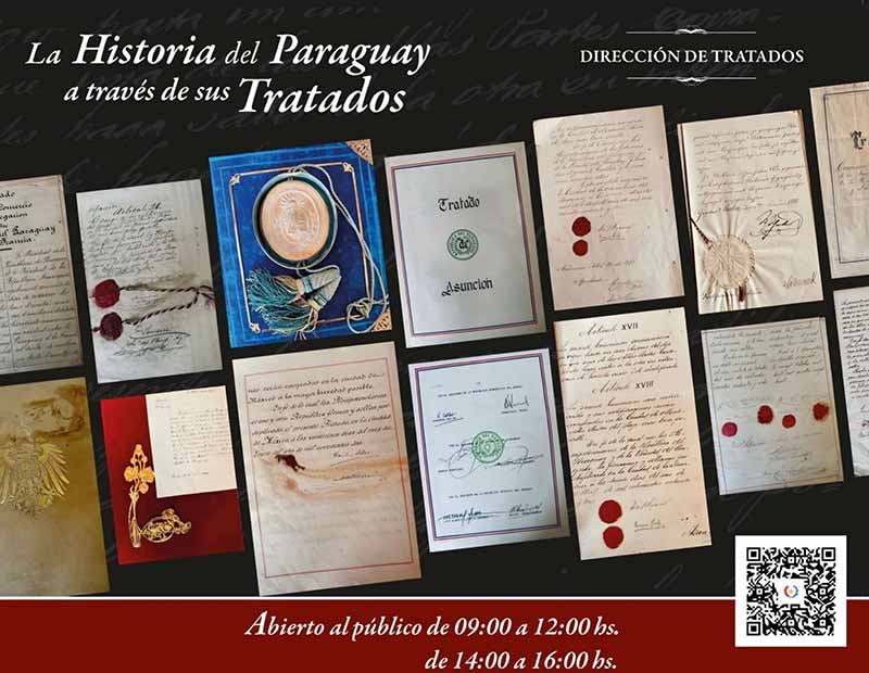 Cancillería organiza primera exposición sobre la “Historia del Paraguay a través de sus Tratados”