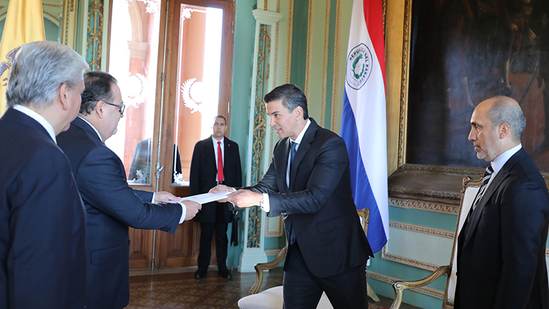 Embajadores de Alemania, Ecuador y Chile, presentaron cartas credenciales al presidente Peña