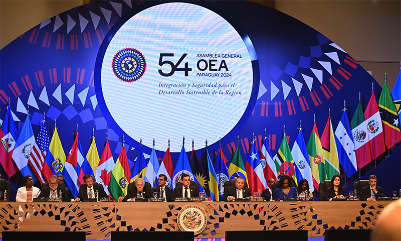 Canciller destaca confianza de Paraguay en la OEA para canalizar esfuerzos hacia objetivos comunes