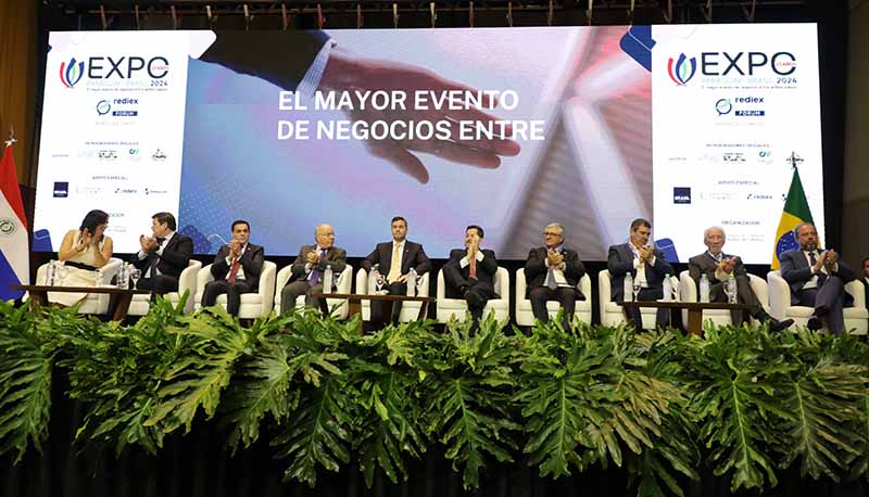 Altas autoridades de Paraguay y Brasil abren 15º edición de expo que busca potenciar colaboración comercial