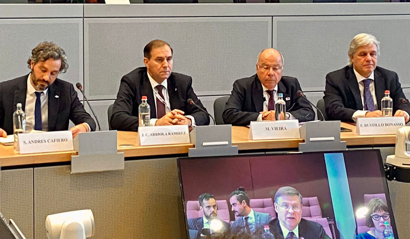 Ministros del Mercosur se reúnen con la Unión Europea en Bruselas